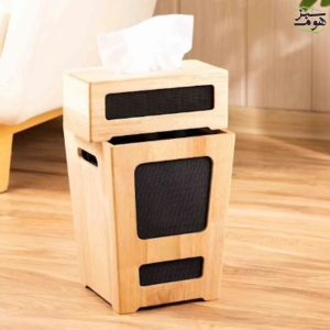 ست سطل و دستمال چوبی امبیکو مدل Embico 20102